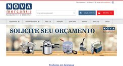 Desktop Screenshot of novamercantil.com.br